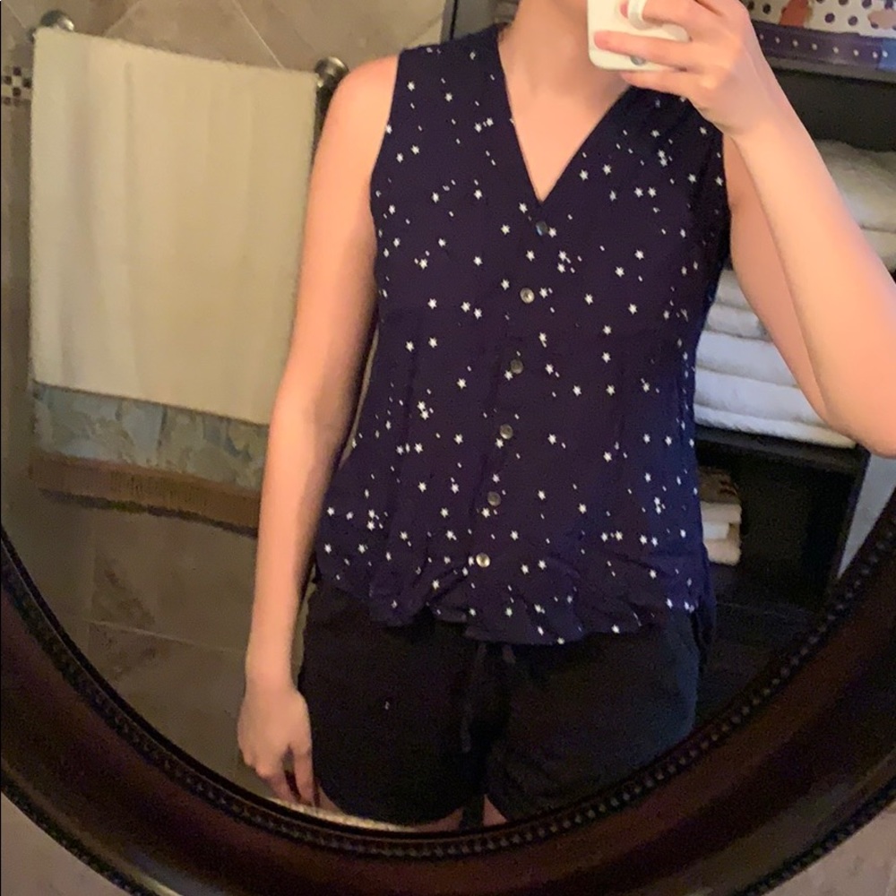 Rock & Republic navy top